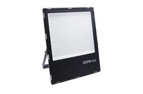 Projecteur Extérieur NOIR 200W IP65 - Blanc Neutre 4000K - 5500K
