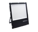 Projecteur Extérieur NOIR 200W IP65 - Blanc Neutre 4000K - 5500K