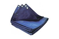 Bache en polyethilene bleu