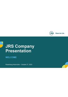 Présentation générale Groupe JRS RETTENMAIER