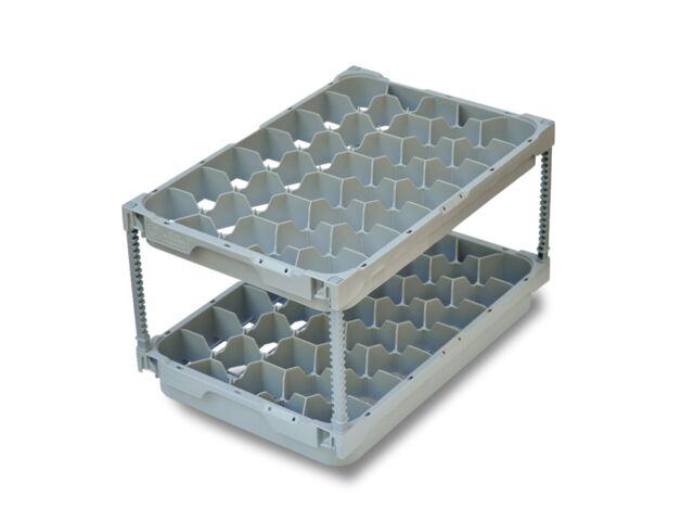 Panier lave vaisselle 528 x 355 - diamètre 67 - 33 compartiments