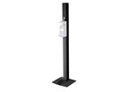 Distributeur Gel sur pied sans Contact H 140 Cm Noir Mat