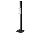 DISTRIBUTEUR GEL DE SOL SANS CONTACT H 140 cm Noir Mat