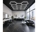 Kit 11 éclairages LED Hexagonal 299W - 110lm/W - Blanc Neutre 4000K - 5500K
