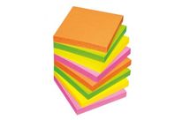Notes Repositionnables First  assortis vives 76 x 76 Lot de 12