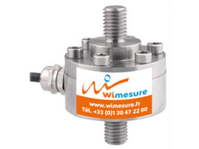 Capteur de force pour une utilisation en traction et compression diam 51 mm de 1 à 20 kN