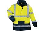 Veste de pluie haute visibilité