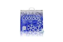 Pochette isotherme imprimé CoolBag 45x45, 18L avec poignée, SilverBag - Lot de 100 unités