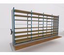Rayonnage mobile tubulaire pour bureau 