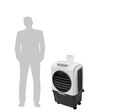 Rafraîchisseur d'air évaporatif semi-professionnel mobile 25m² 2000m³/h Torros BVK200