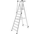 Tubesca-Comabi - Escabeau Haute Sécurité Magnum 3 - 9 Marches - Aluminium - Charge Max 150kg - Accès 4.13m