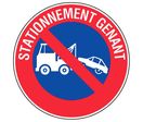 Panneau Défense de stationner mise en fourrière -sans décret- - Rigide Ø300mm - 4060750
