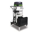 Aspirateur industriel eau et poussière spécialement pour l'huile et copeaux - cuve inox 100 litres - 3 moteurs 3,3 kW 230 V - 76 dB(A) Cleancraft FLEXCAT3100EOTPRO