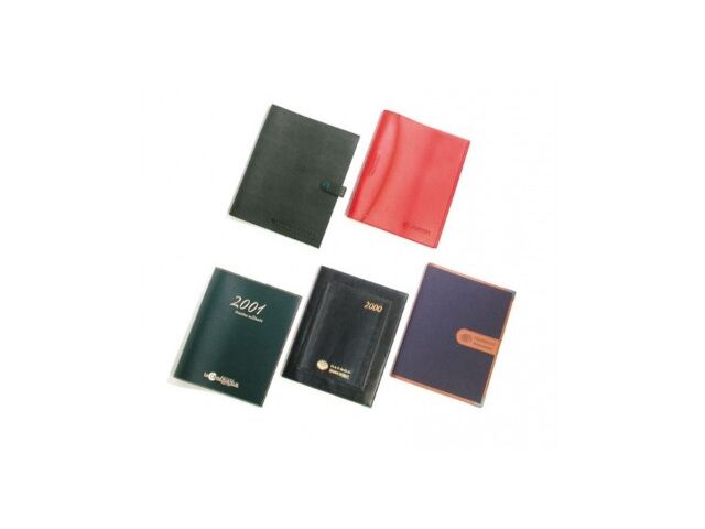 couverture d'agenda PVC simili cuir personnalisable