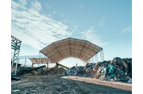 Tunnels de stockage métallo-textiles
