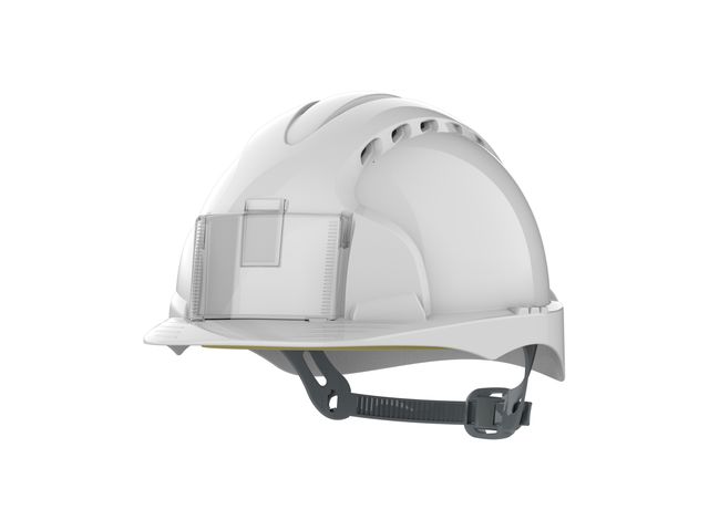 Casque de sécurité badge ventilé, glissière | EVO®2