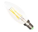 Ampoule E14 LED Filament 6W 220V C35 COB 360° Bougie - Blanc Neutre 4000K - 5500K