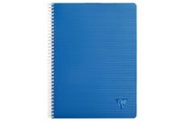 Cahier spirale Clairefontaine Linicolor Intensive - A4 petits carreaux  100 pages 90g