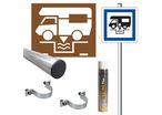 Pack signalisation station de vidange camping car