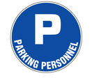 Panneau Parking personnel - Rigide Ø300mm - 4061276