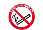 Panneau Zone non fumeur - Rigide Ø450mm - 4080338