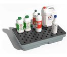 Bacs de rétention 20L pour paillasses, rayonnages et armoires | BACPV20G-C