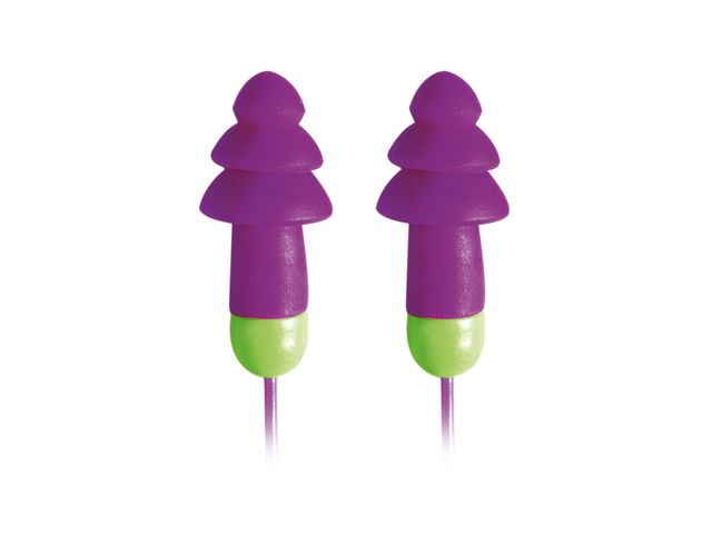 Bouchons d'oreilles Rockets Cordés SNR : 29 dB - Réf. 640101