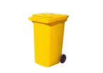 Conteneur collecte sélective des déchets 240 l jaune | B240LROUL Jaune 
