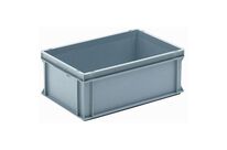 UTZ - Bac norme Europe 40L Gris - Parois Pleines - Polypropylène - Gerbable - Usage Alimentaire