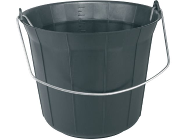 Seau de maçon 11L eco - Noir - 8000028