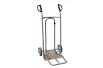 Diable inox à bavette repliable