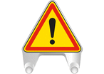 Panneau temporaire AK14 en plastique