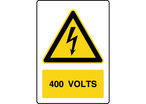 Panneau de danger vertical 400V 