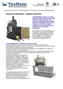 fours de décapage à pyrolyse