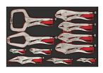 Jeu de pinces grip Foam4x4 tray 11 pièces Teng Tools TTEVG11
