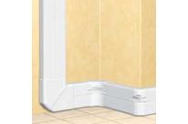 Goulotte 50x170 DLP monobloc - 3 couv 40-65-40 mm - L. 2 m - blanc  Legrand 
