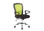 Fauteuil de bureau dactylo Puxi noir/vert.