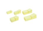 Notes Repositionnables Businesst Jaune pastel 76 x 102 Lot de 12