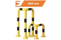 Arceau de Sécurité Ø89mm Jaune/Noir pour Angle