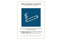 Panneau Emplacement fumeur  : ZZ729003