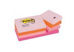 Notes Post-it  assortis 38 x 51 Lot de 12 - 653FL