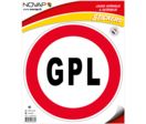 Panneau Interdit aux GPL - Vinyle adhésif Ø300mm - 4038360