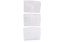 Manutan Expert - Corbeille Murale Cristal A4 Transparente PVC - 240mm Hauteur - Recyclable