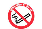 Panneau Zone non fumeur - Rigide Ø300mm - 4063034
