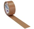 Ruban adhésif acrylique havane 50mmx66m - Silencieux, résistant à l'humidité, idéal gros volume