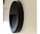 Balise LED Saillie 3W 220V 120° Rond Noir pour Escalier - Blanc Chaud 2300K - 3500K