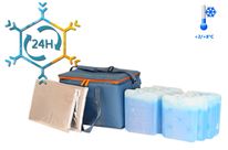 Glacière isotherme en Kit Initial 20L - 24H (utile 6L) - PHARMA - vendu par lot de 5