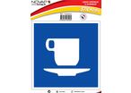 Panneau Café - Vinyle adhésif 200x200mm - 4230580