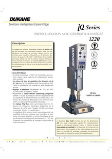 PRESSE ULTRASON AVEC GENERATEUR INTEGRE I220
