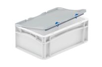 Couvercle à charnières compatible avec bac Europe